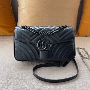 Gucci GG Mormont Quilted Shoulder Bag